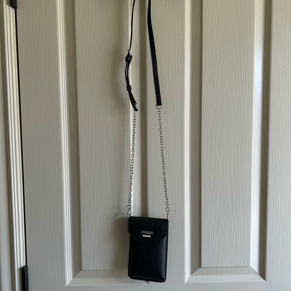 GUESS Black Crossbody Phone Bag - Picture 3 of 5